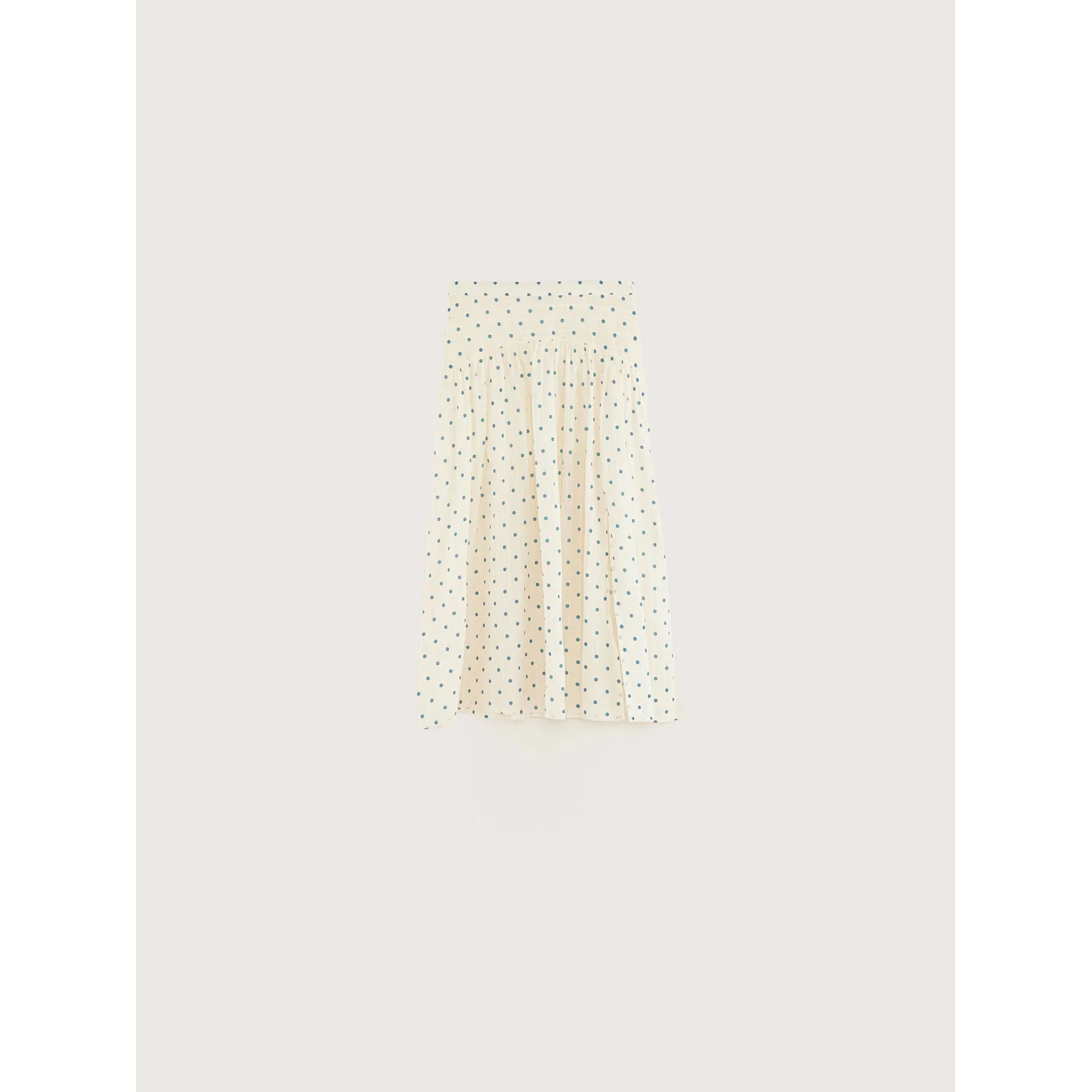 Bellerose Ivory Blue Dot Hassle Skirt - Image 2