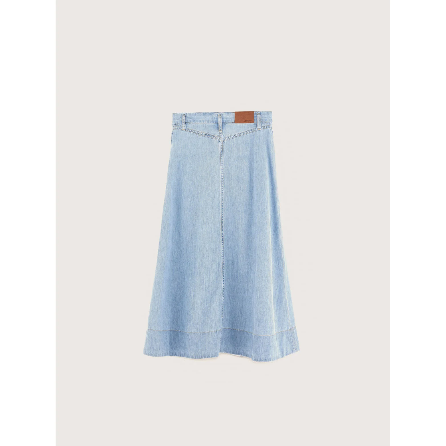 Bellerose Light Blue Bleach Maxi Pivoine Skirt - Image 2