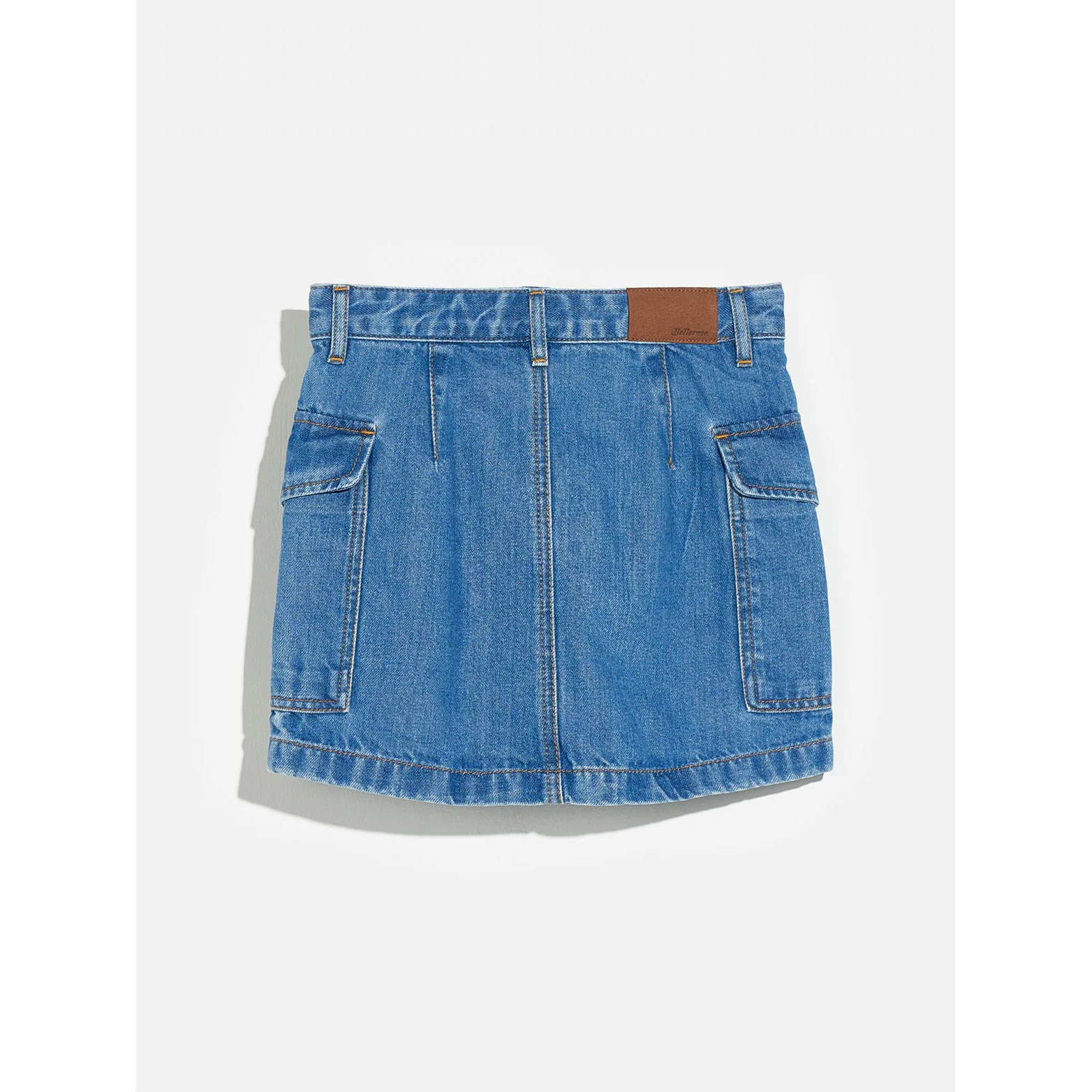 Bellerose Medium Blue Stone Patriot Skirt - Image 2