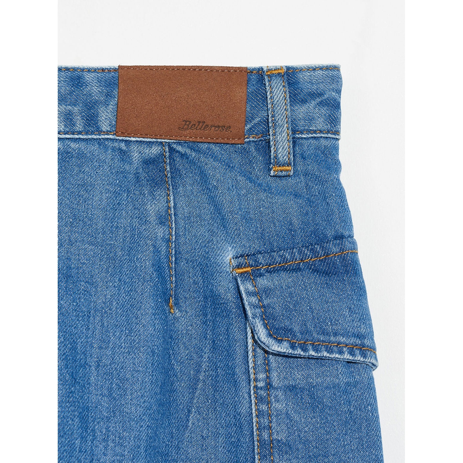 Bellerose Medium Blue Stone Patriot Skirt - Image 4