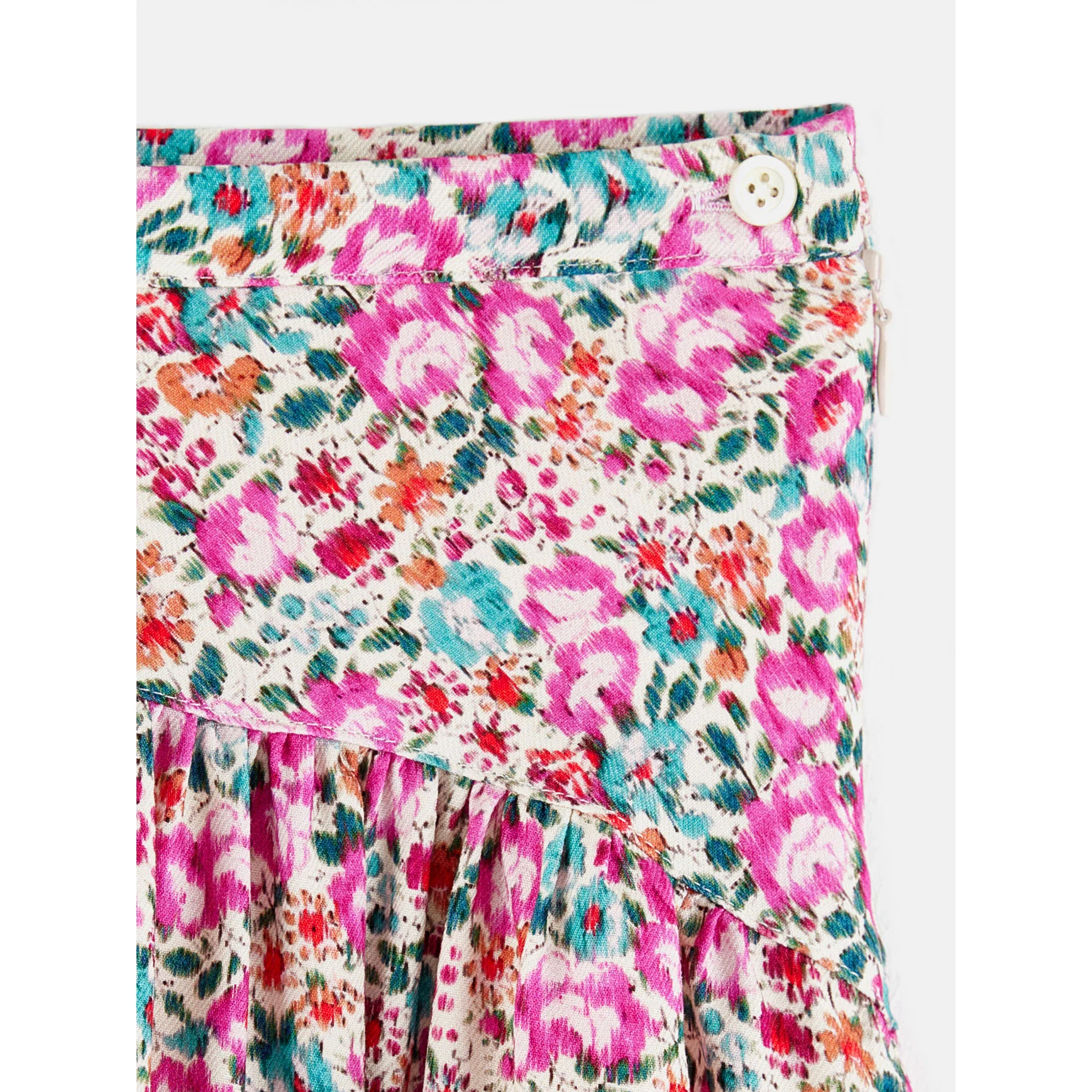 Bellerose Purple Floral Paradox Skirt - Image 3