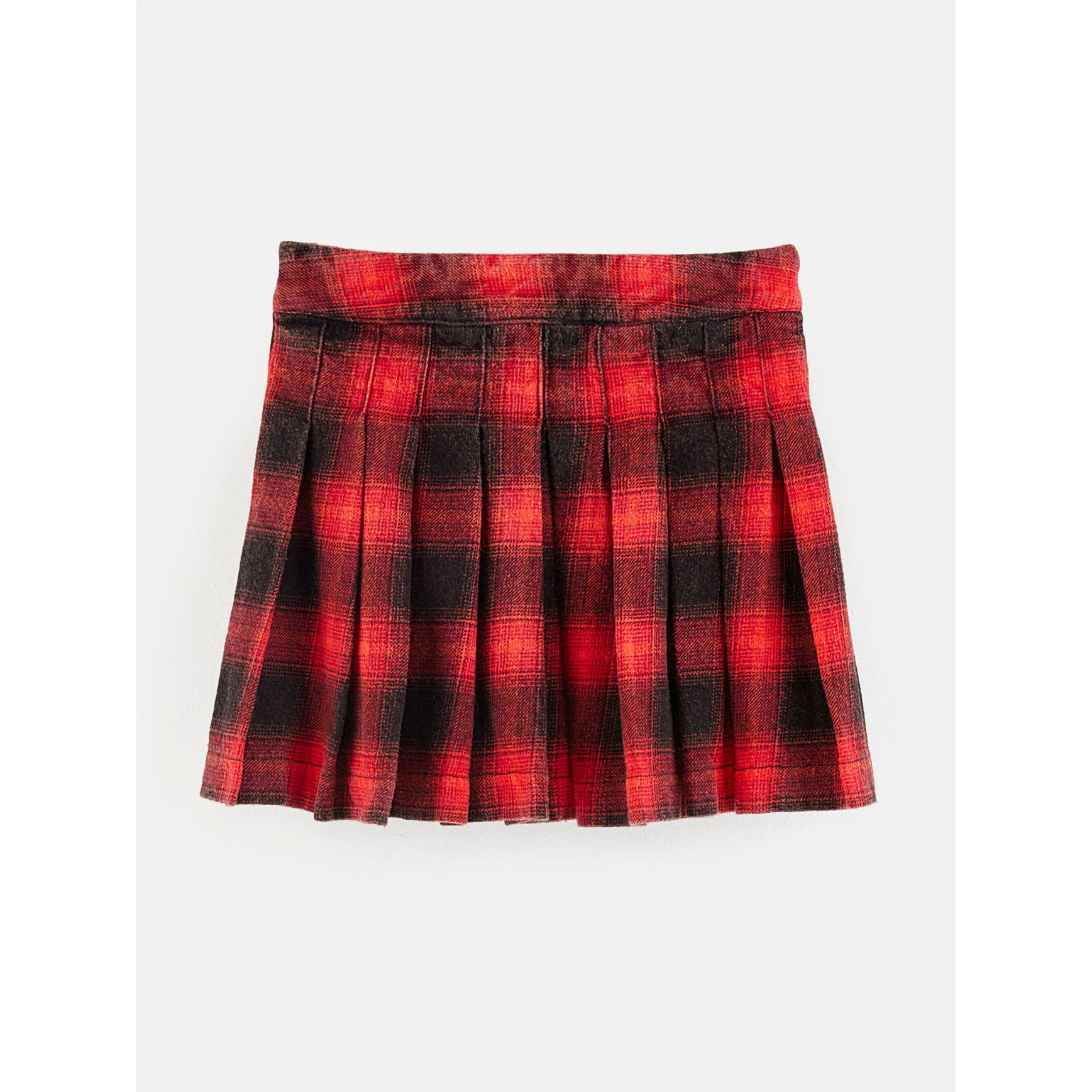 Bellerose Red Check Walis Skirt - Image 2