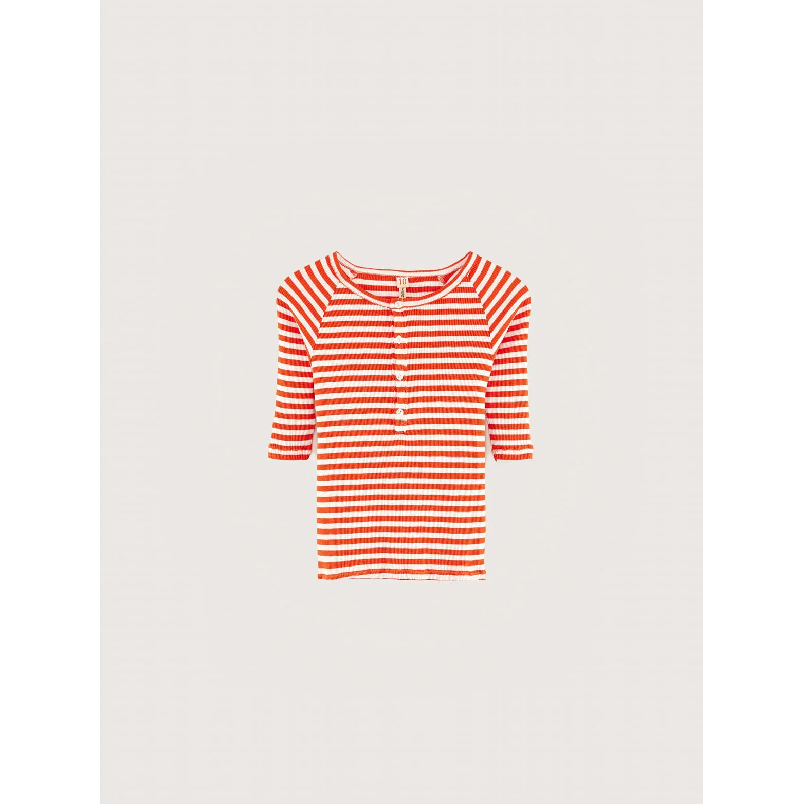 Bellerose Red Stripe Flipper T-Shirt