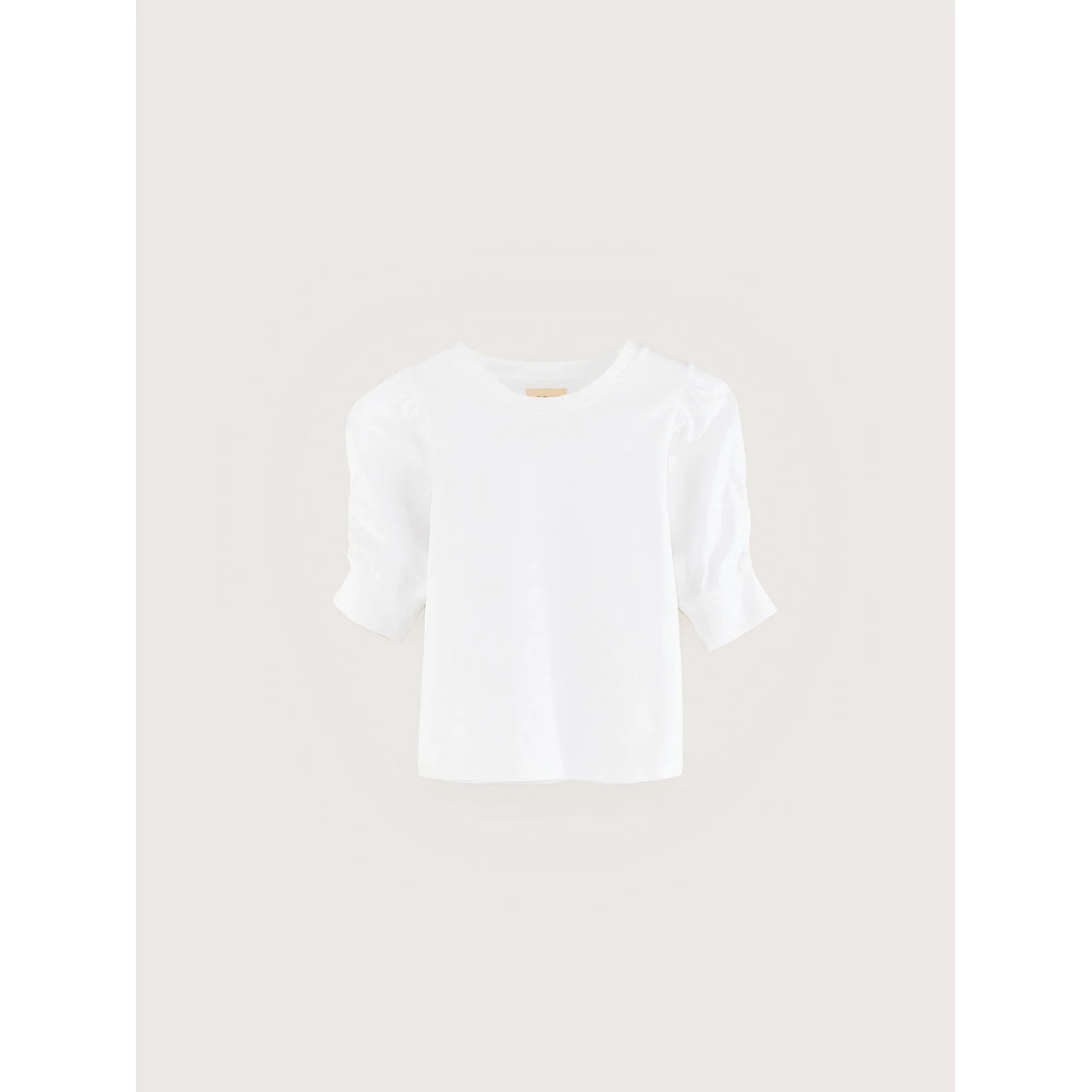 Bellerose White Puff Sleeve Vrame T-Shirt