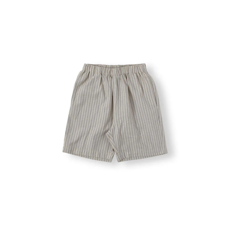 Bene Bene Beige Andy Stripe Half Pants