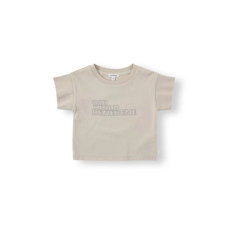 Bene Bene Beige Baby Oui Half T-Shirt