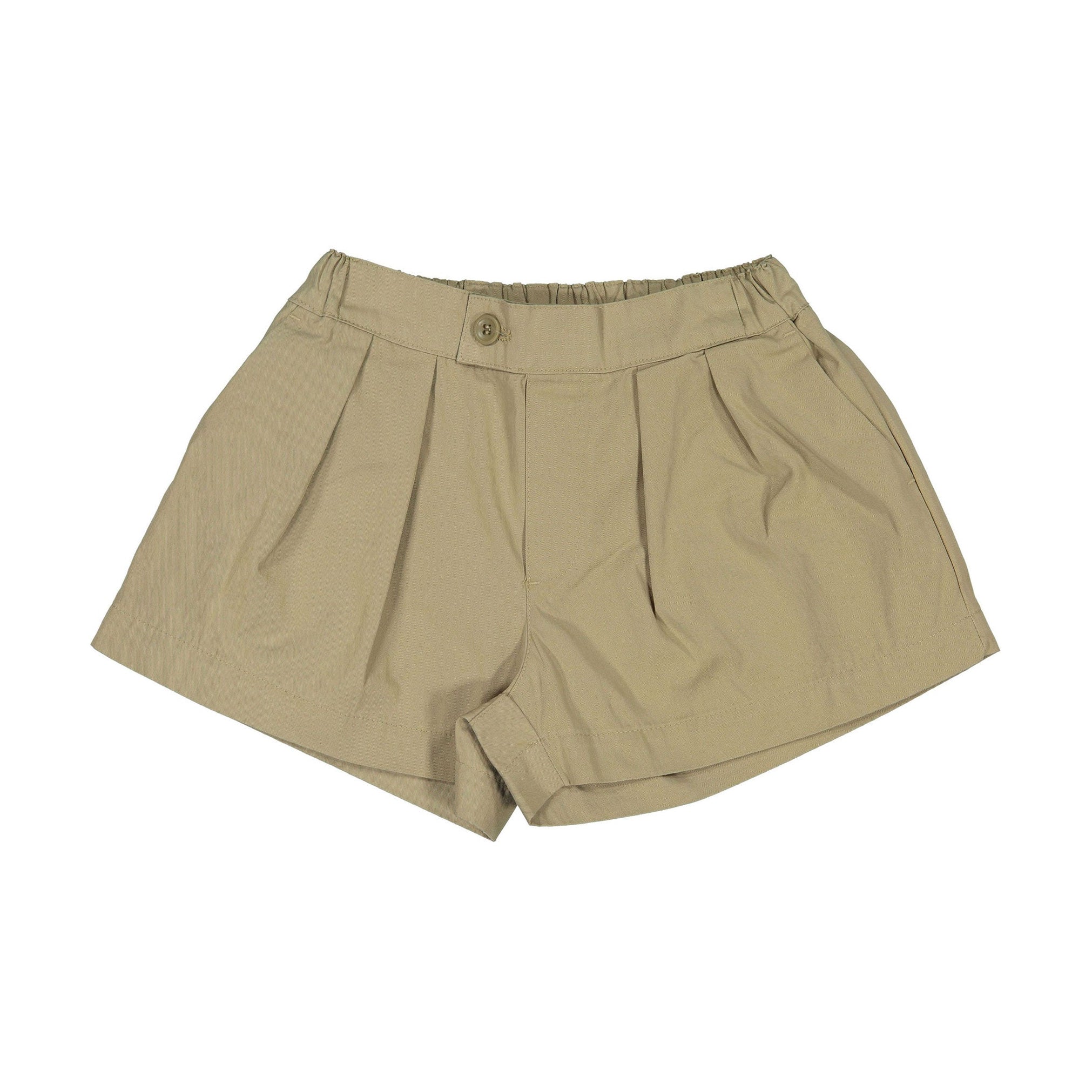 Bene Bene Beige BENE Pleated Shorts