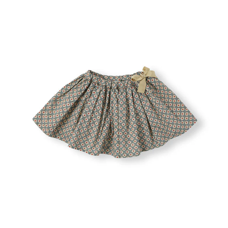 Bene Bene Beige Rhombus Full Skirt