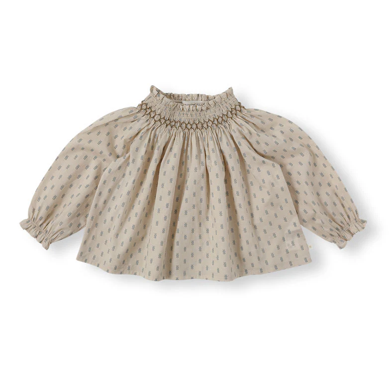 Bene Bene Blue Manon Frill Blouse
