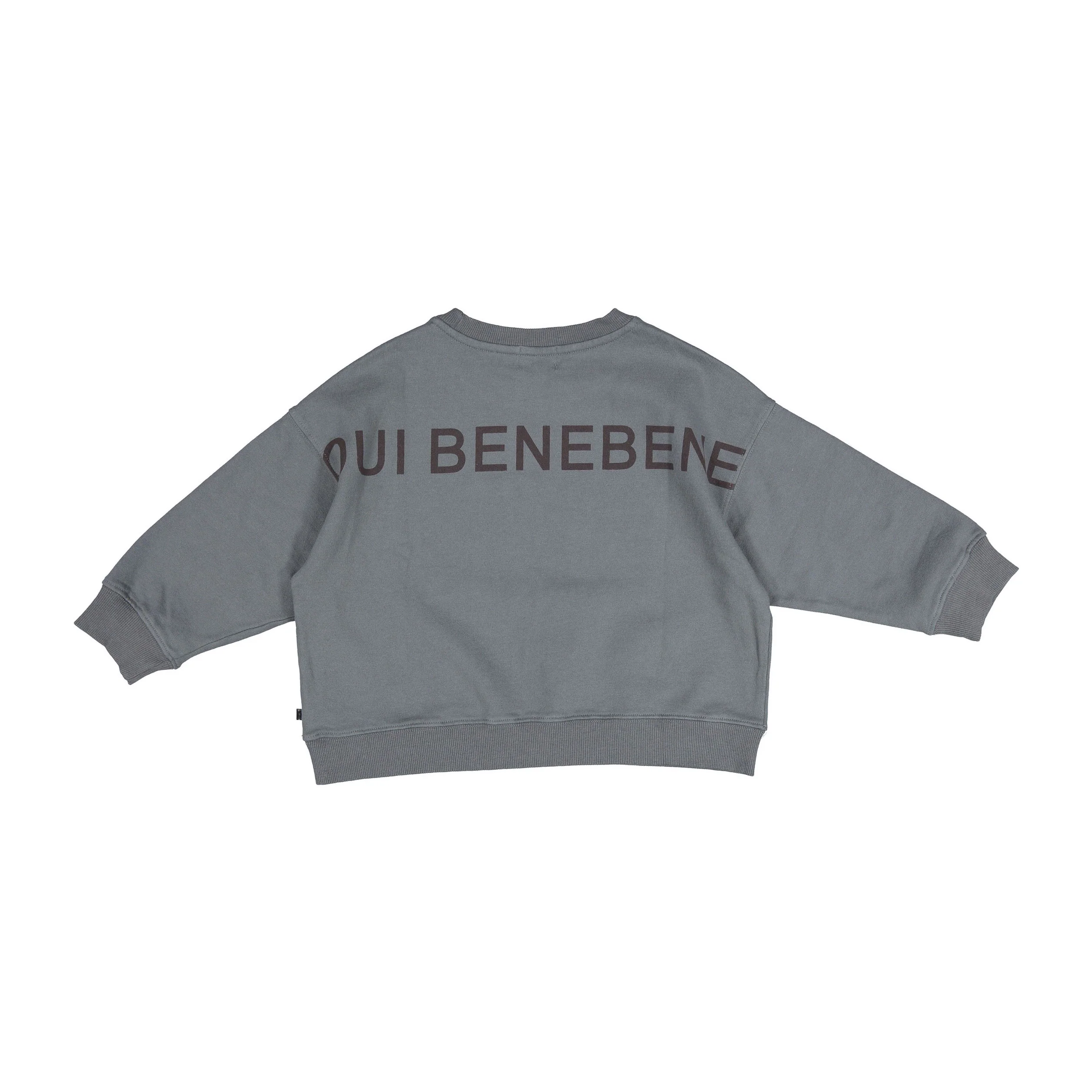 Bene Bene Charcoal Back Logo MTM Sweatshirt - Image 2