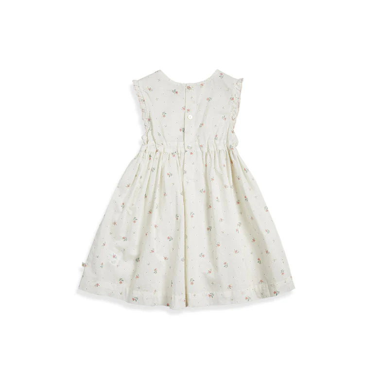 Bene Bene Cream Azalea Frill Dress - Image 4