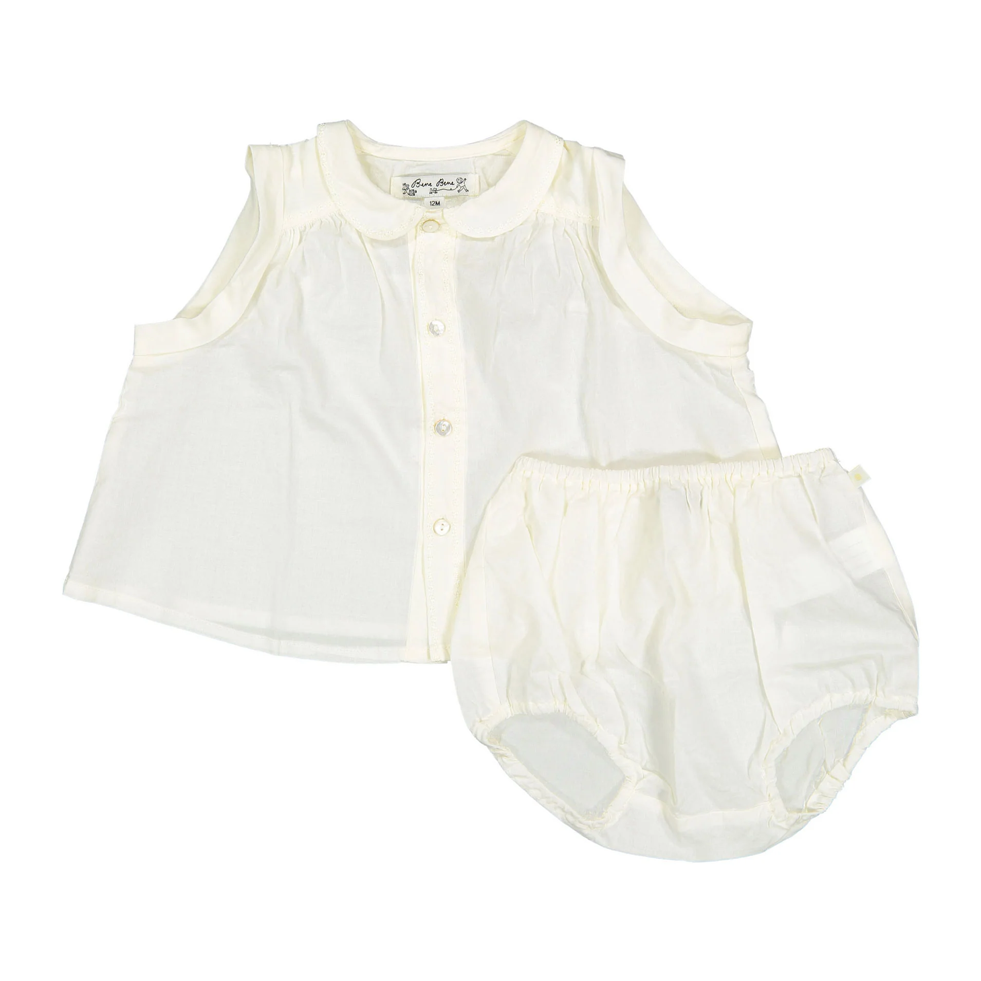 Bene Bene Cream Baby Demure Blouse Set