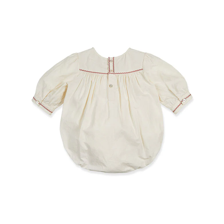 Bene Bene Cream Sage Lining Romper - Image 2
