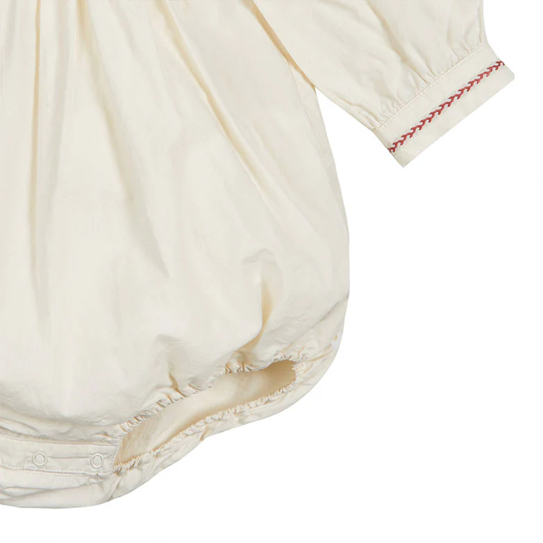Bene Bene Cream Sage Lining Romper - Image 4