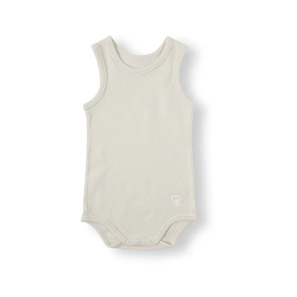 Bene Bene Ecru Baby Organic Boy Under Bodysuit