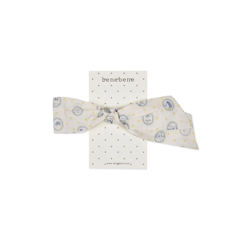Bene Bene Ecru Big Ribbon Abigail Pin