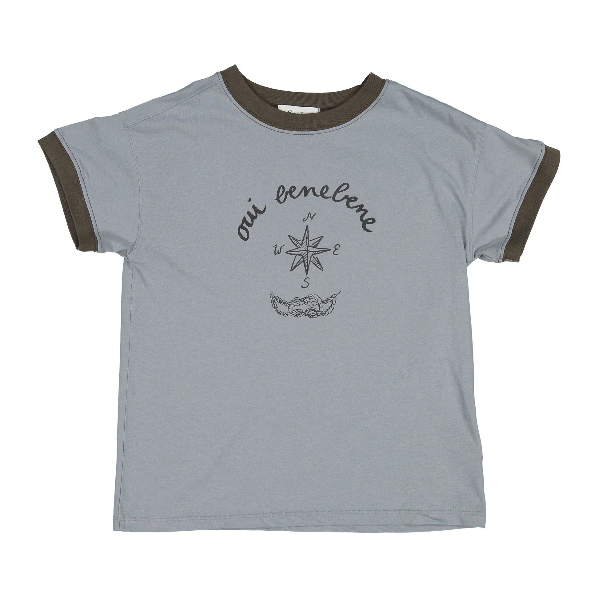 Bene Bene Grayish Blue Marine T-shirt
