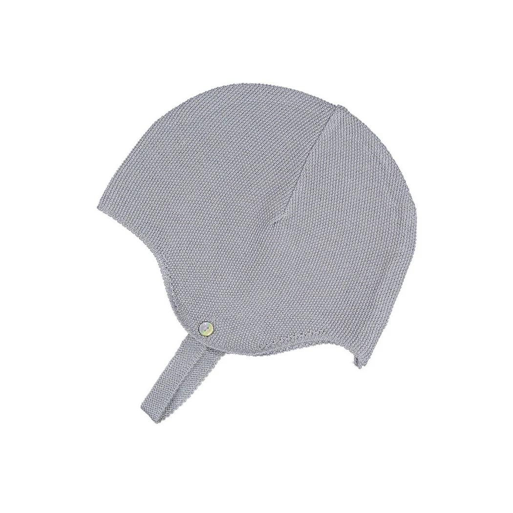 Bene Bene Grayish Blue Neat Waffle Bonnet