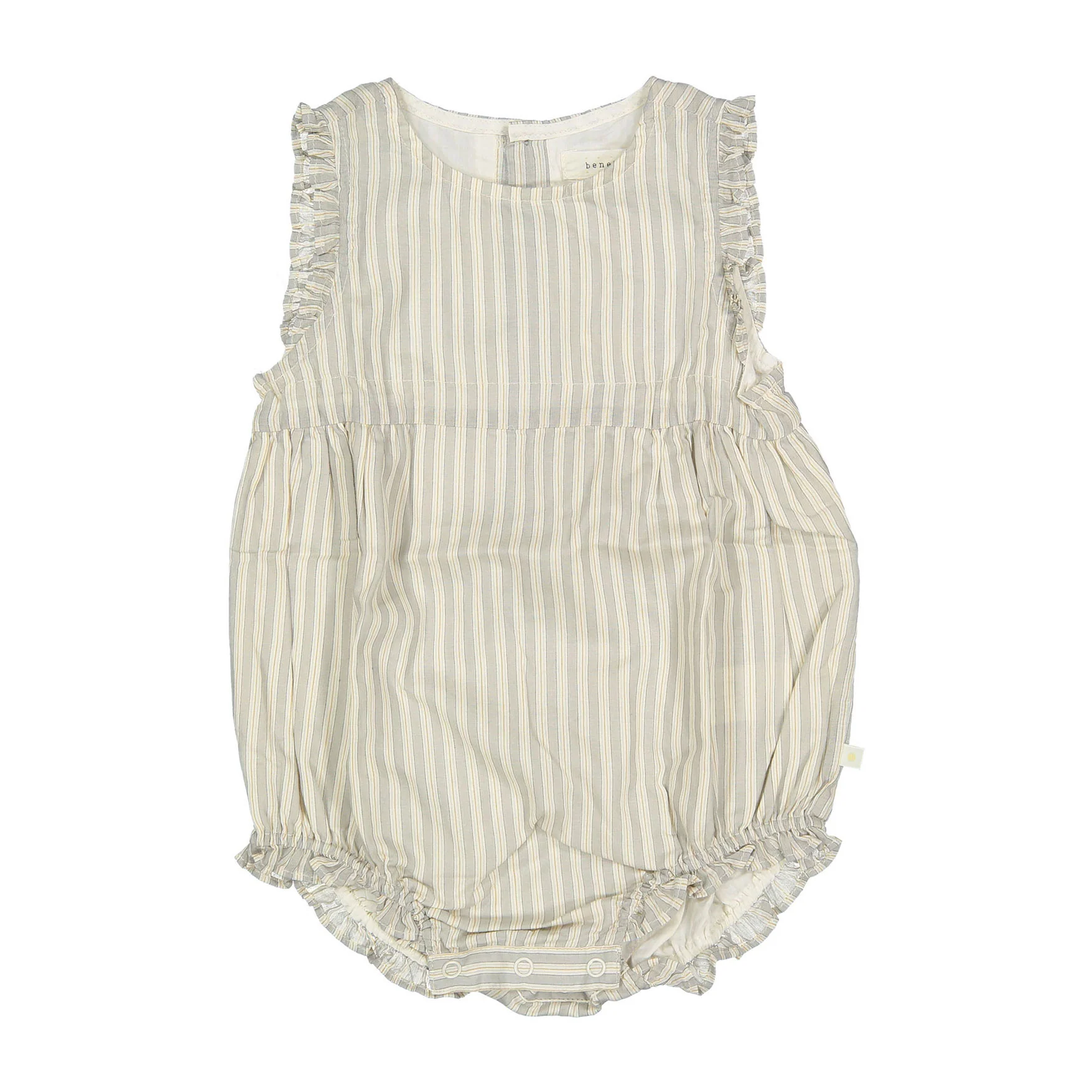 Bene Bene Grayish Mint Baby Ian Stripe Romper