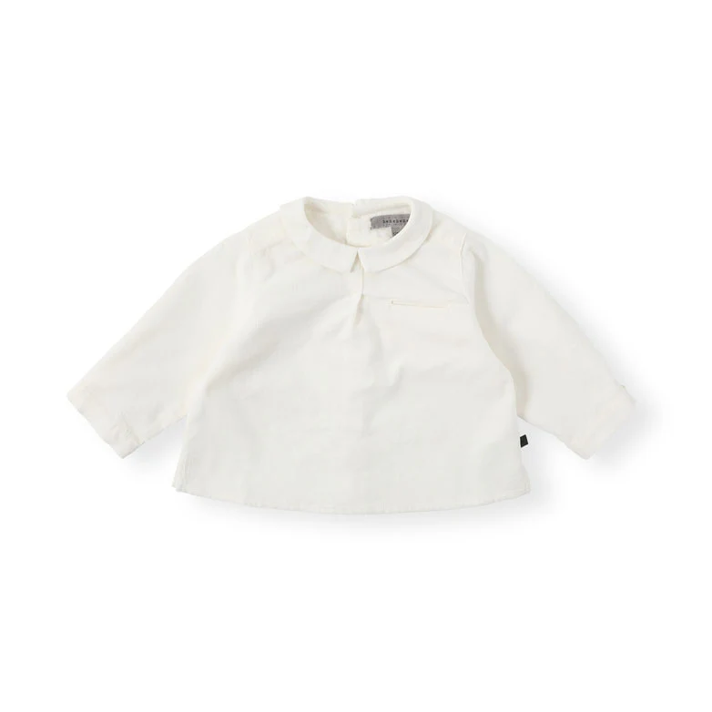 Bene Bene Ivory Baby Corduroy Fine Shirt