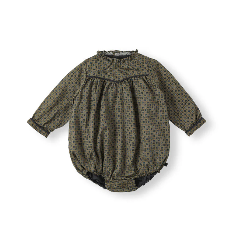 Bene Bene Khaki Baby Lua Frill Romper