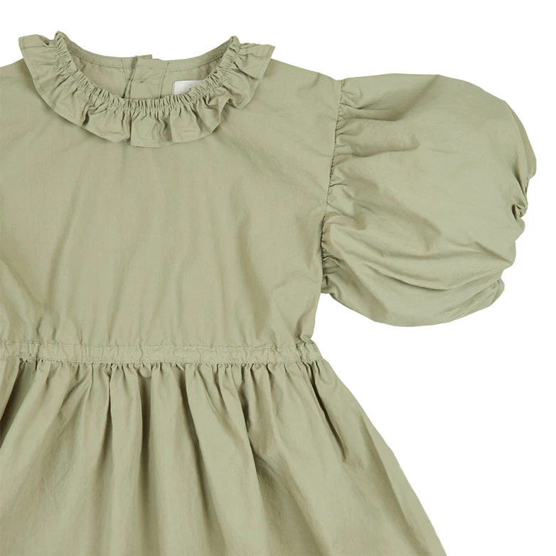Bene Bene Khaki Cecil Frill Dress - Image 3