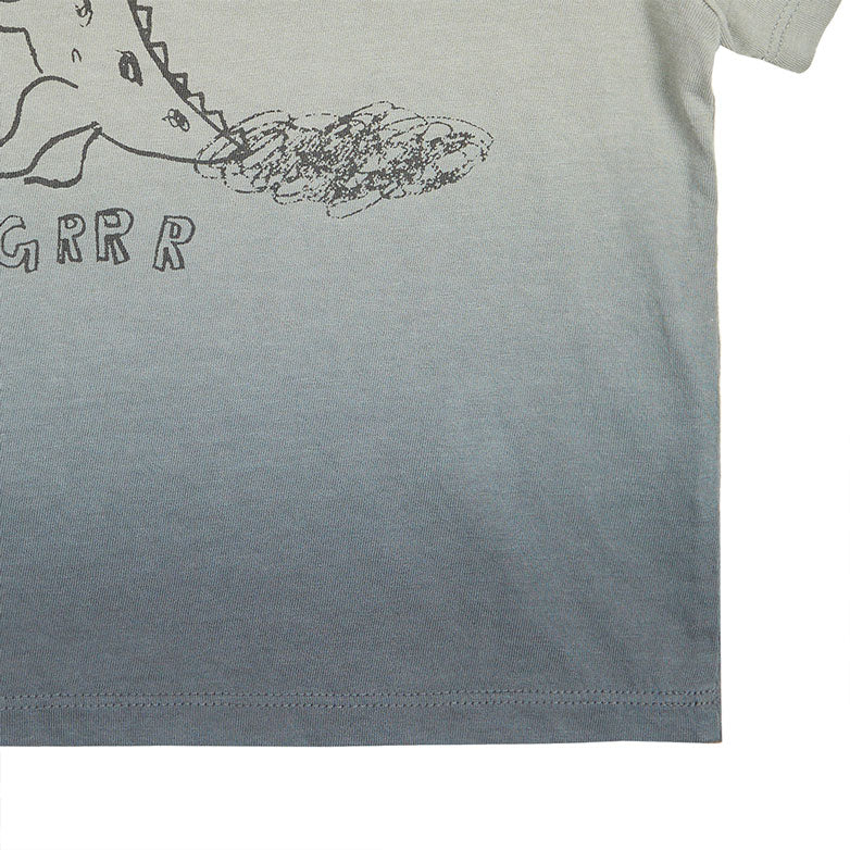 Bene Bene Khaki Dip Dye Tee - Image 4