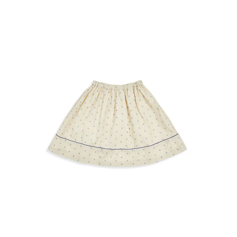Bene Bene Light Khaki Blue Lucy Skirt