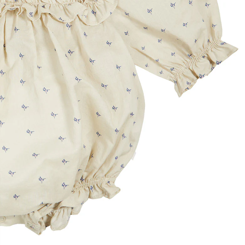 Bene Bene Light Khaki Lucy Frill Romper - Image 3