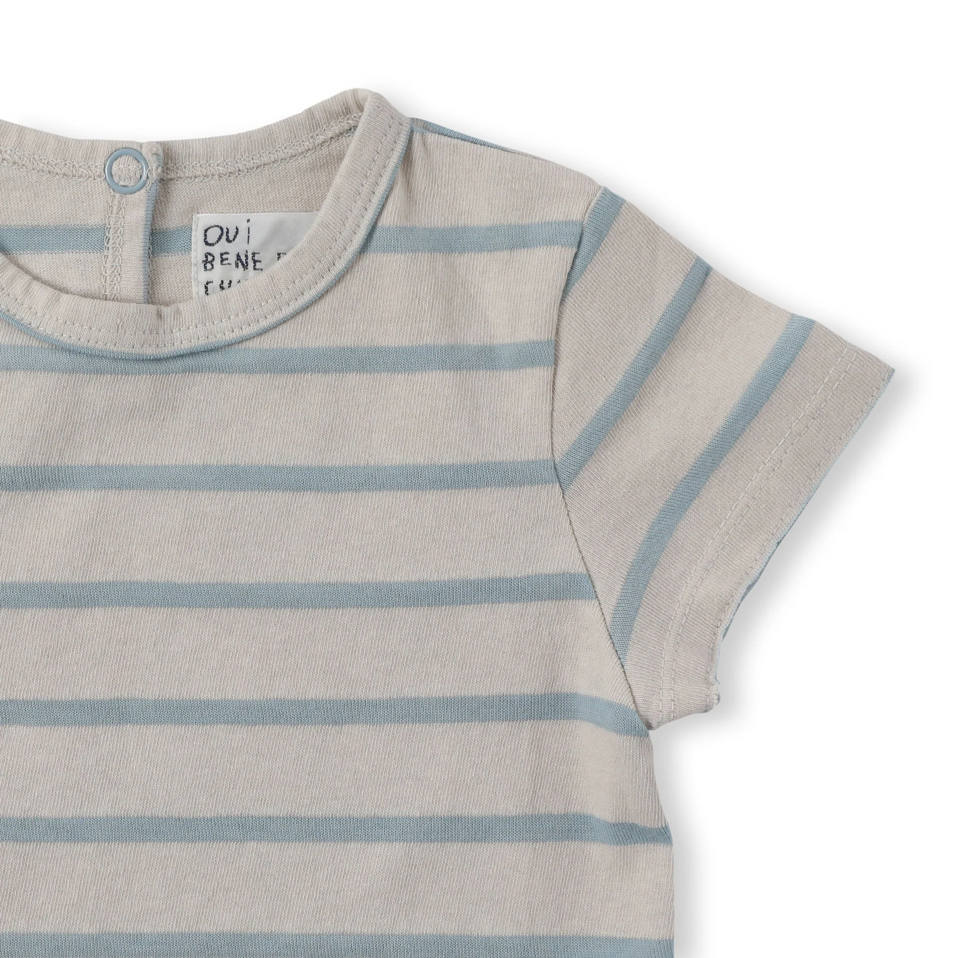 Bene Bene Lighy Blue Benie Stripe Tee - Image 3