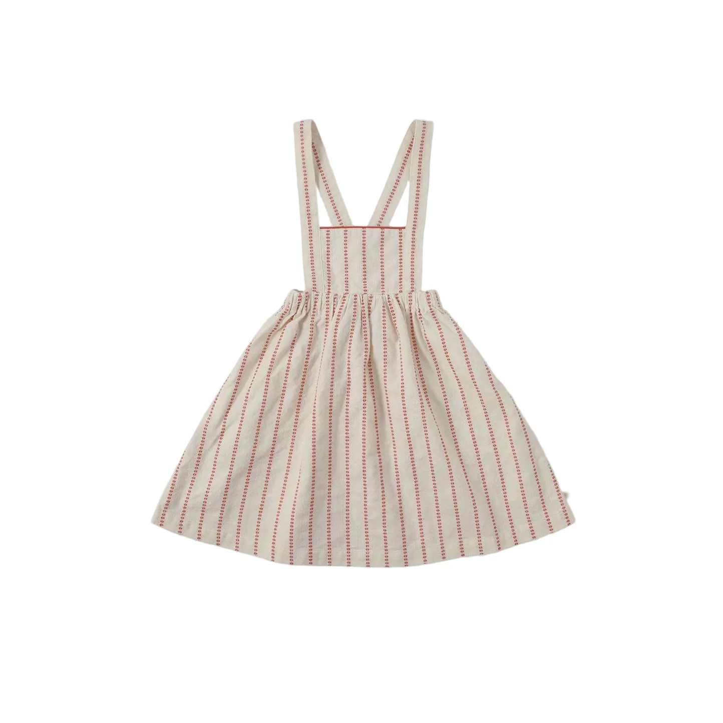 Bene Bene Natural Onde Jacquard Suspender Dress