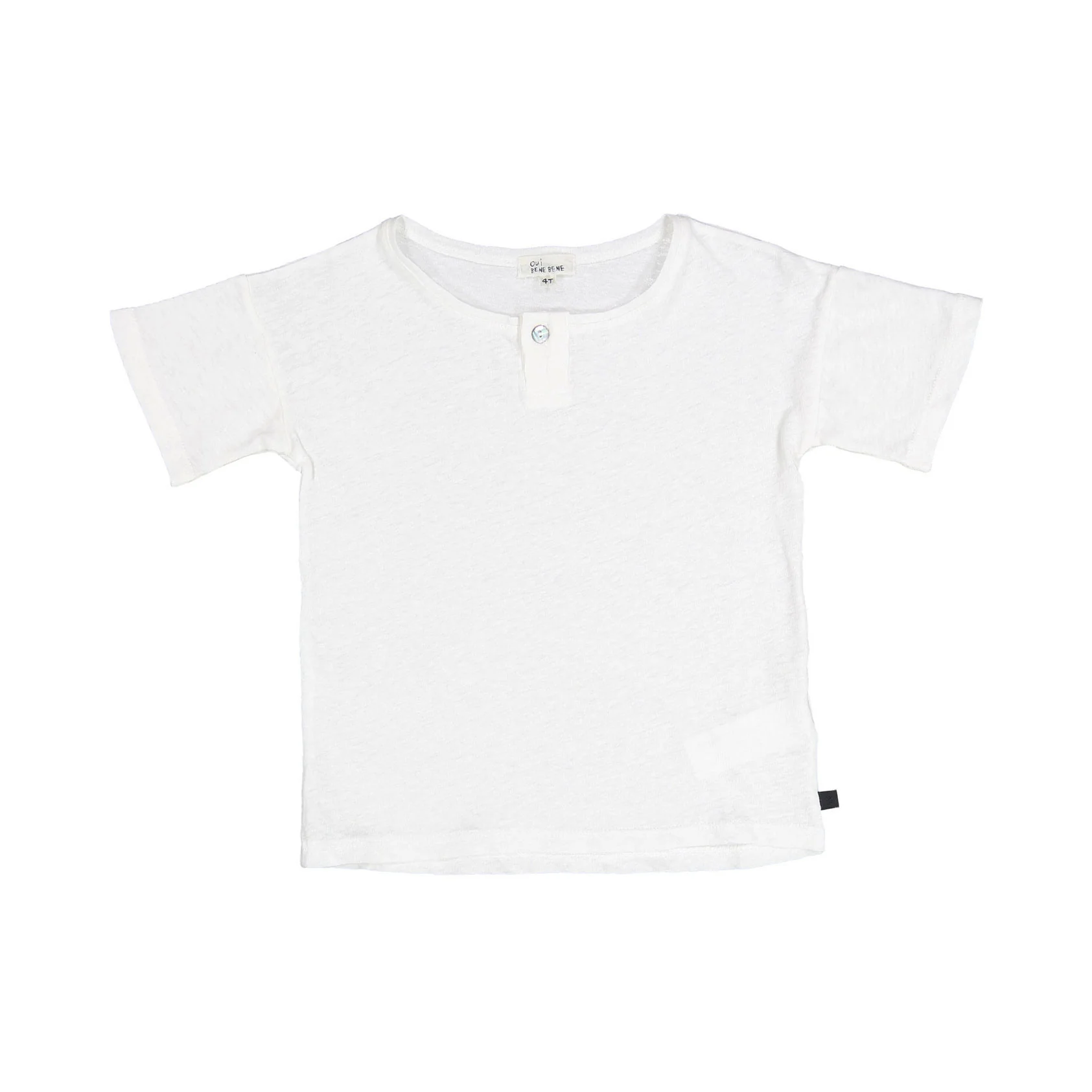 Bene Bene Off White Linen Half  T
