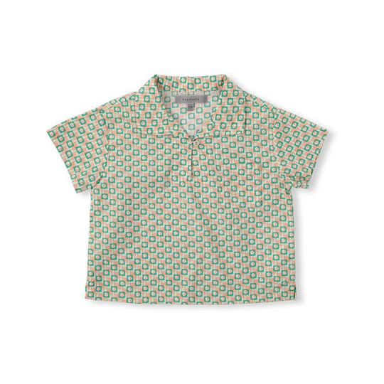 Bene Bene Peach Fuzz Baby Block Half Shirt