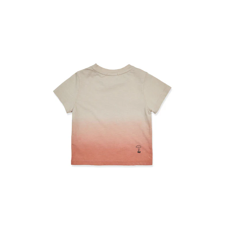 Bene Bene Pink Half Dip Dye Baby Tee - Image 2