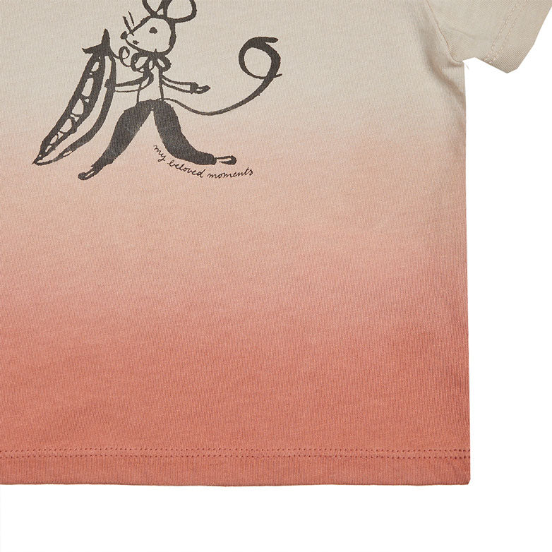 Bene Bene Pink Half Dip Dye Baby Tee - Image 3