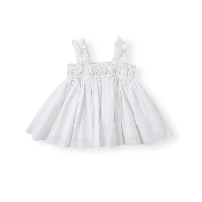 Bene Bene White Baby Pure Frill Bustier Blouse
