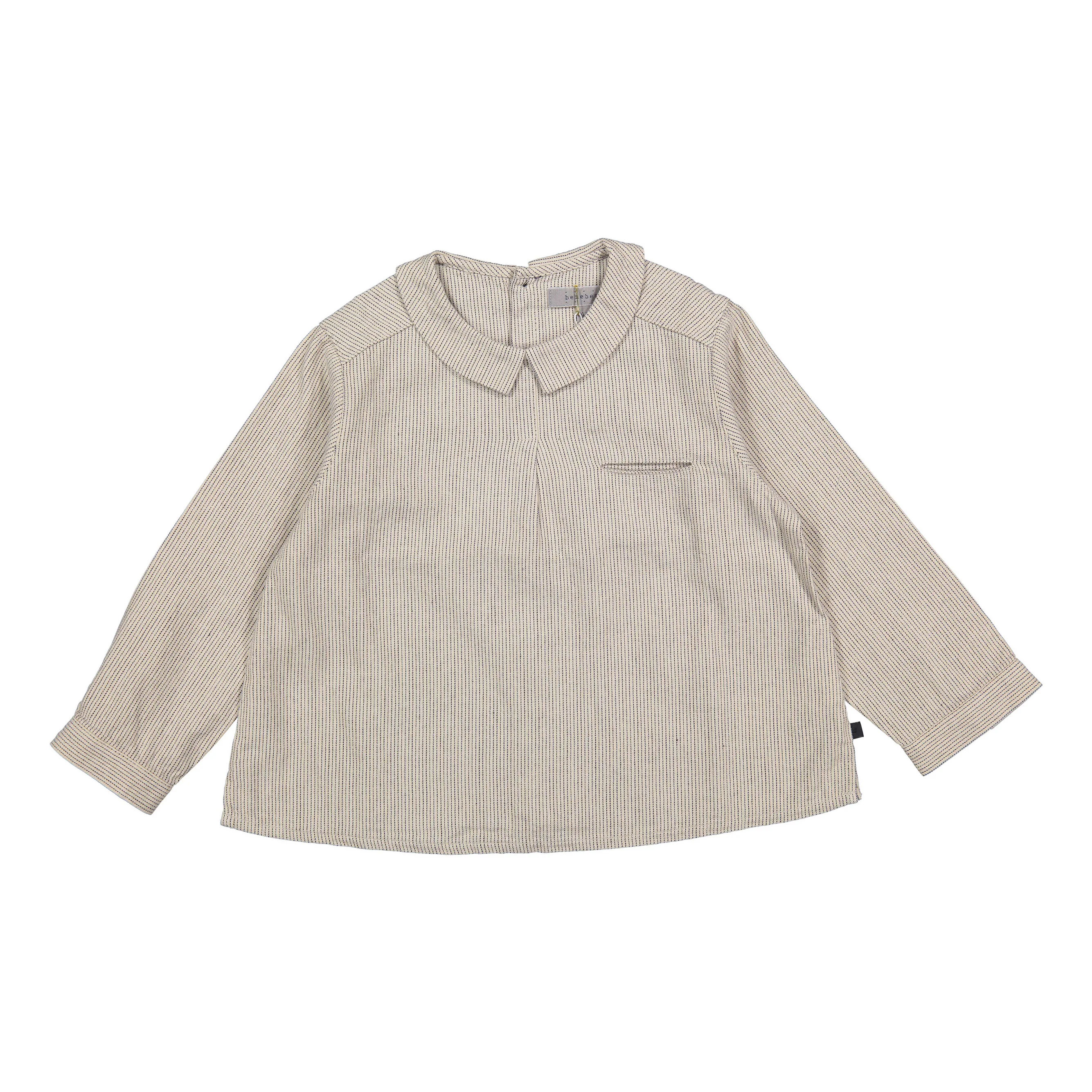 Bene Bene Beige Harper Stripe Shirt