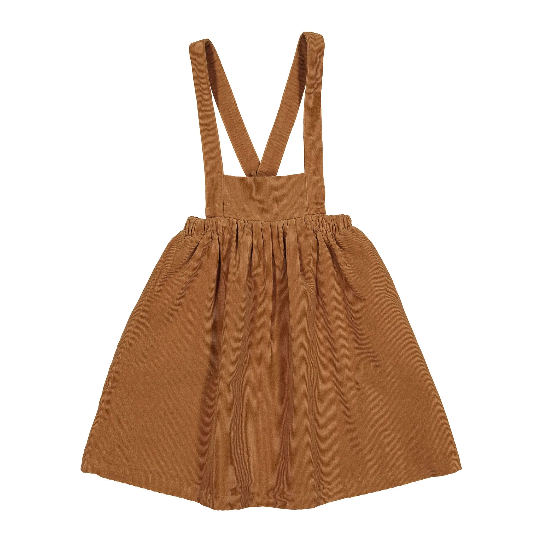 Bene Bene Carmel Corduroy Suspender Dress