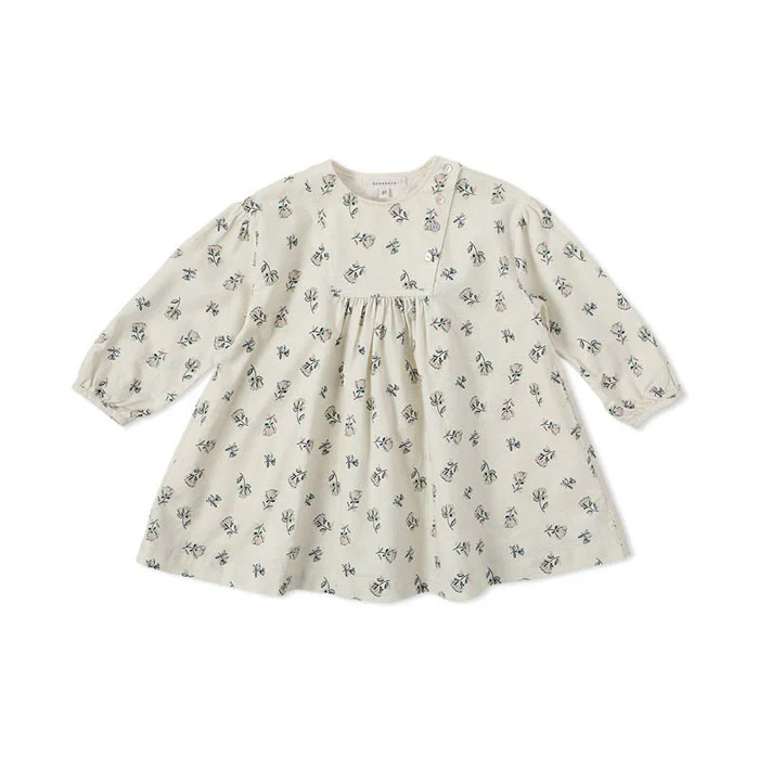Bene Bene Cream Lowell Corduroy Mini Dress