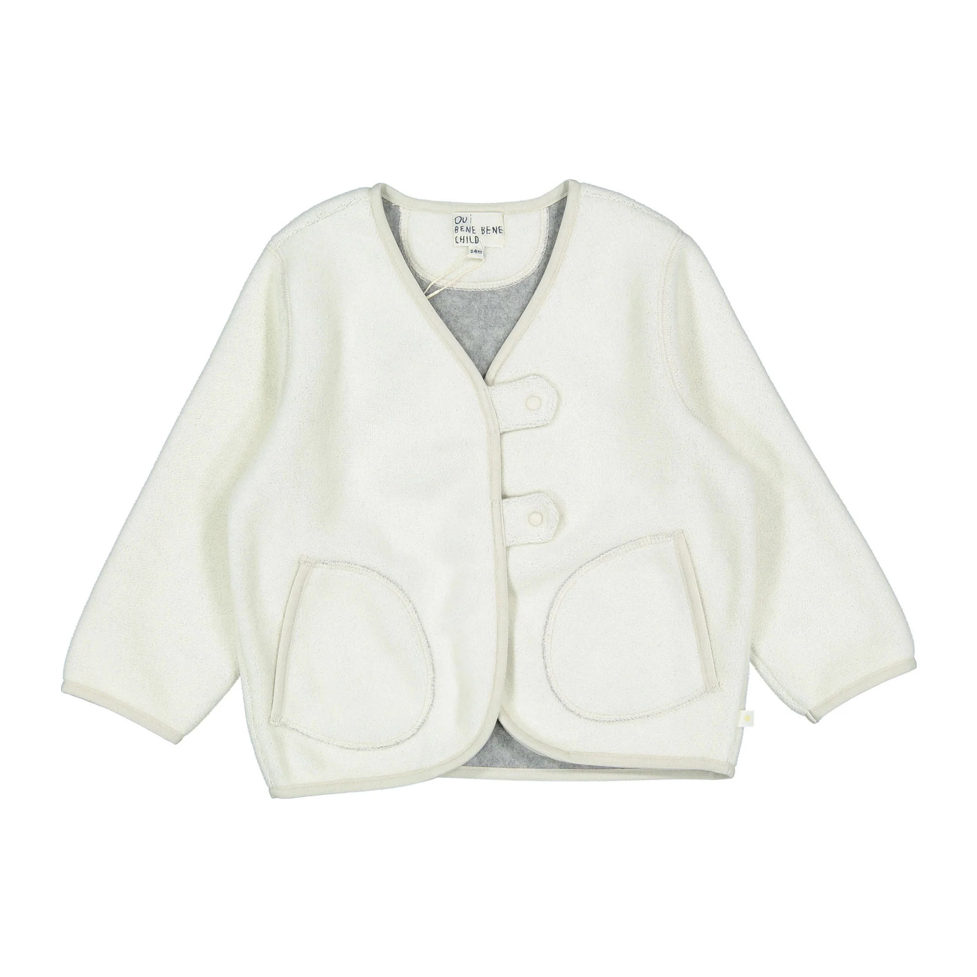 Bene Bene Ecru Baby Bene Fleece Jacket