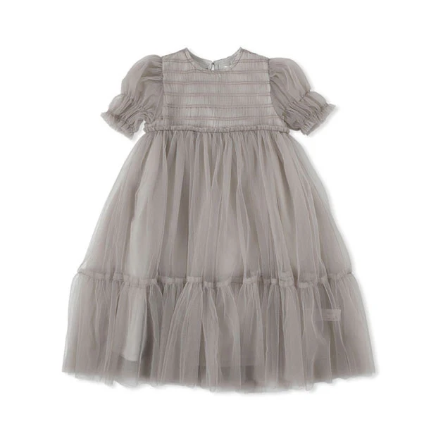 Bene Bene Grey Smocking Sha Dress