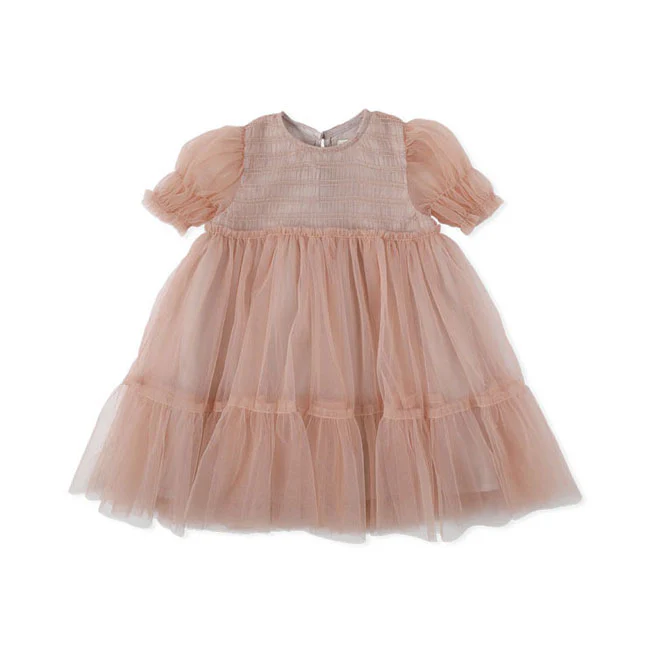 Bene Bene Indi Pink Smocking Sha Dress