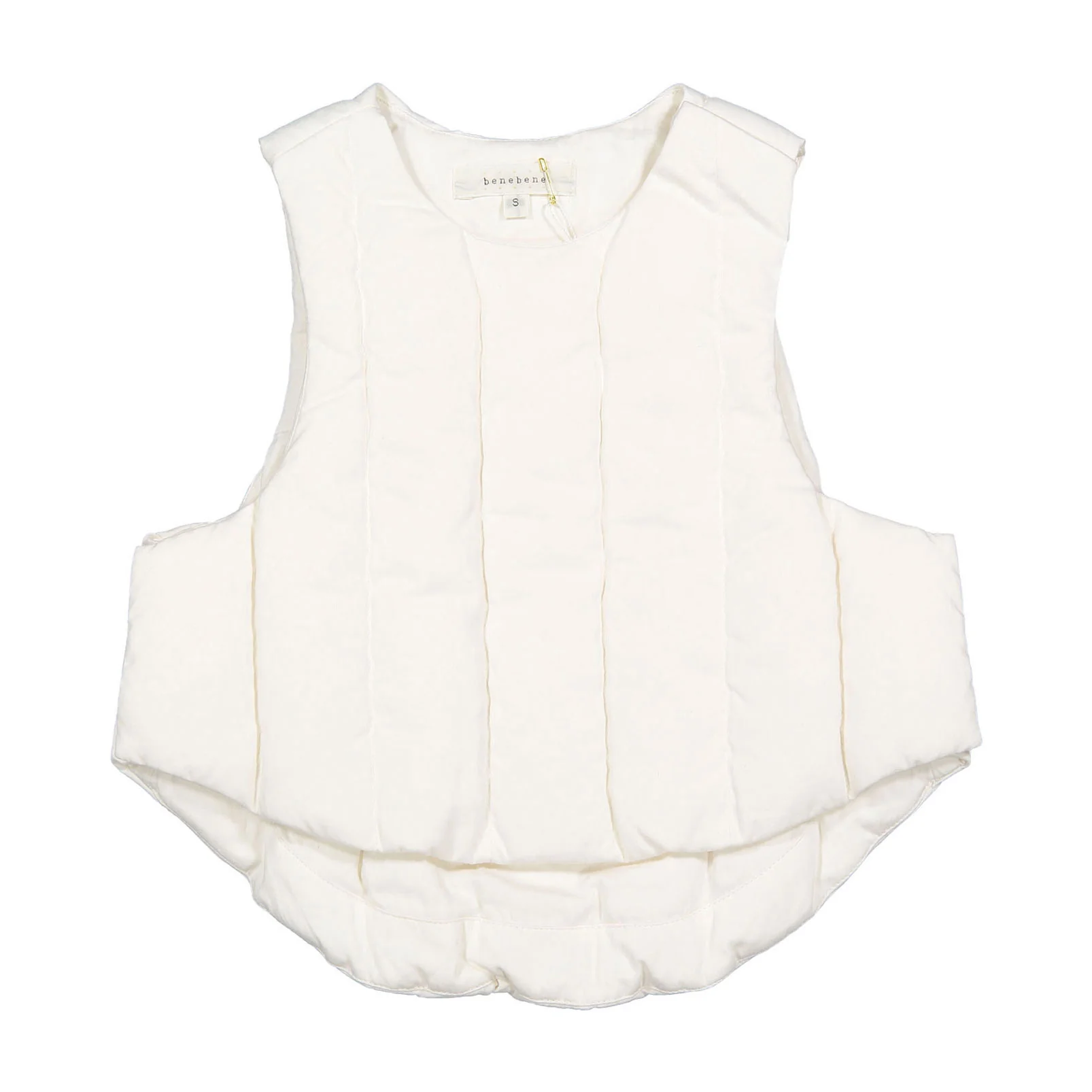 Bene Bene Ivory Duck Down Warm Vest