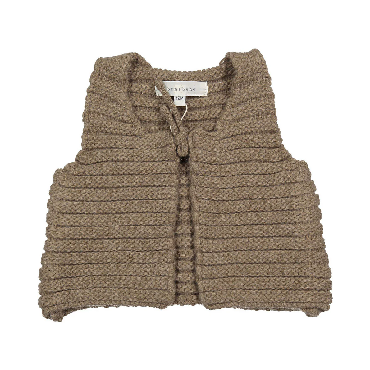 Bene Bene Khaki Brown Dumble Fleece Baby Vest