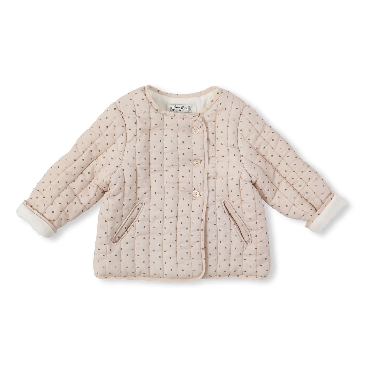 Bene Bene Pink Maureen Dot Quilting Baby Jacket