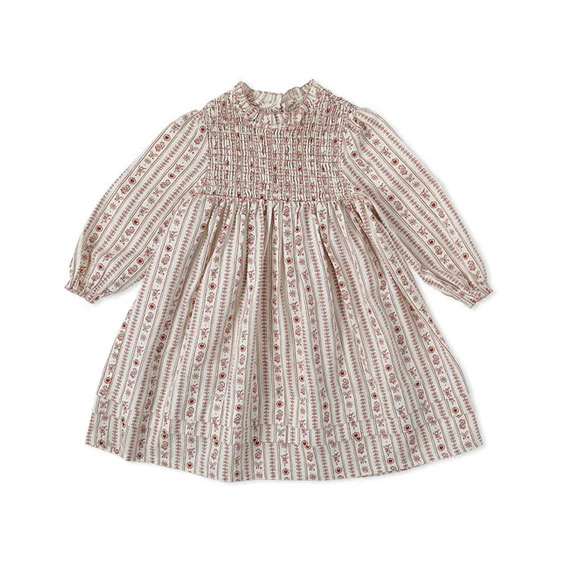 Bene Bene Red Tyrol Smocking Dress
