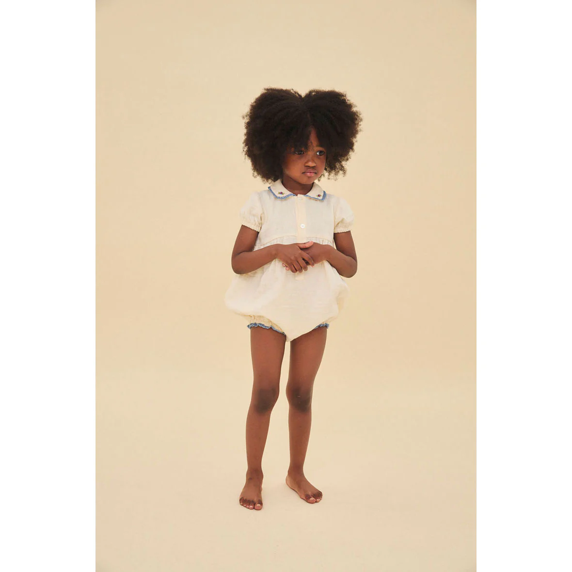 Birinit Agus Embroidered Romper - Image 2