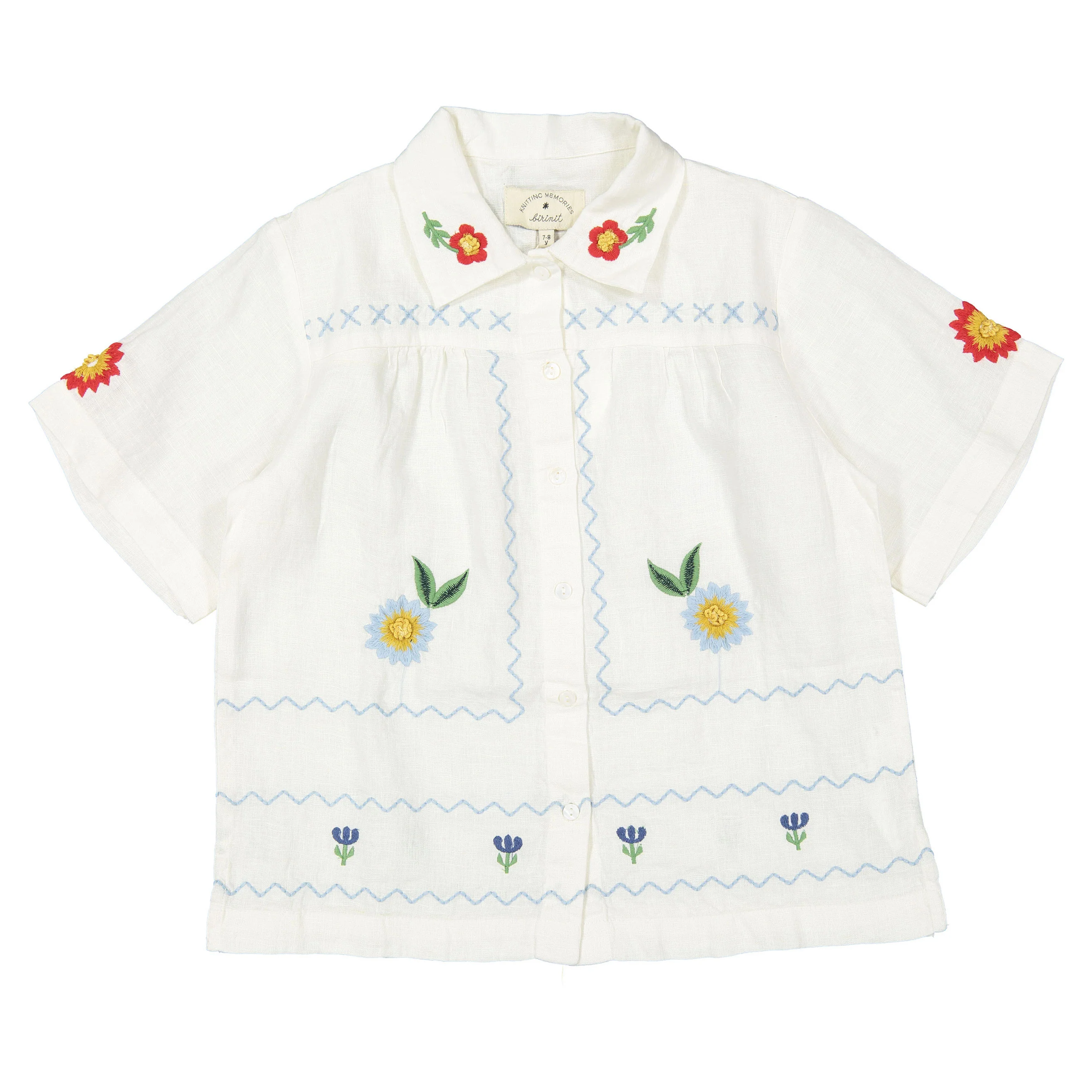 Birinit O Barqueiro Embroidered Blouse