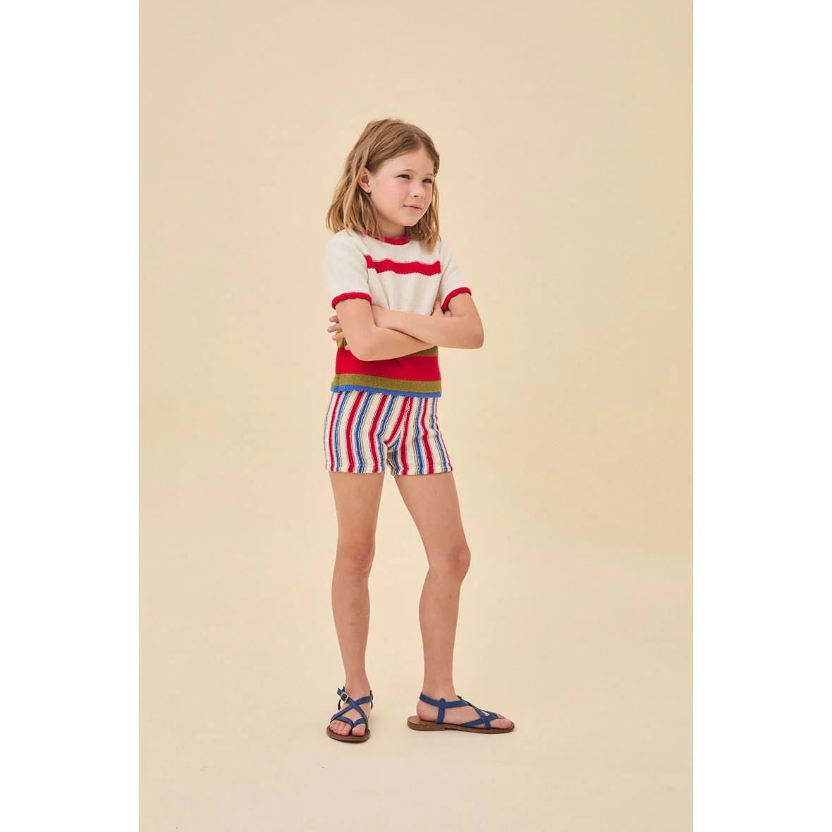 Birinit Striped Miranda Shorts - Image 2