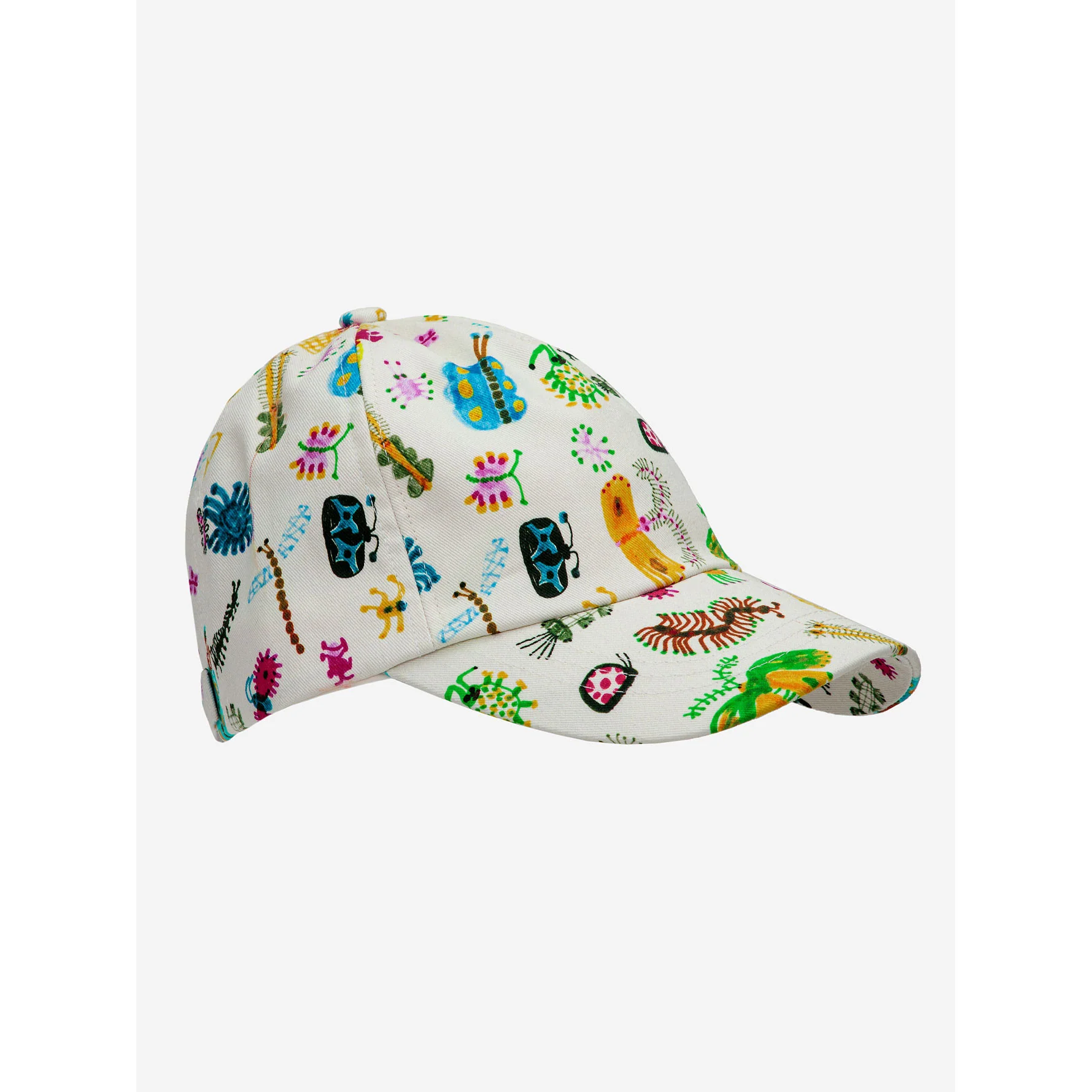 Bobo Choses Beige Funny Insects All Over Cap